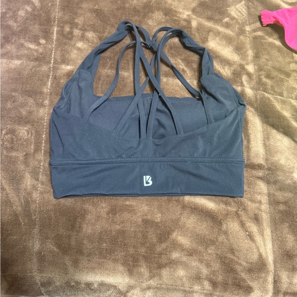 Woman’s sjze small BuffBunny Strappy Back Sports Bra - Black - Picture 11 of 13